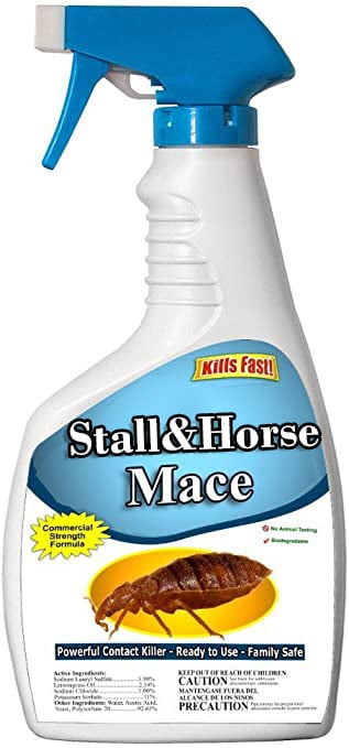 STALLMACE Horse, livestock and living area insect repellent.