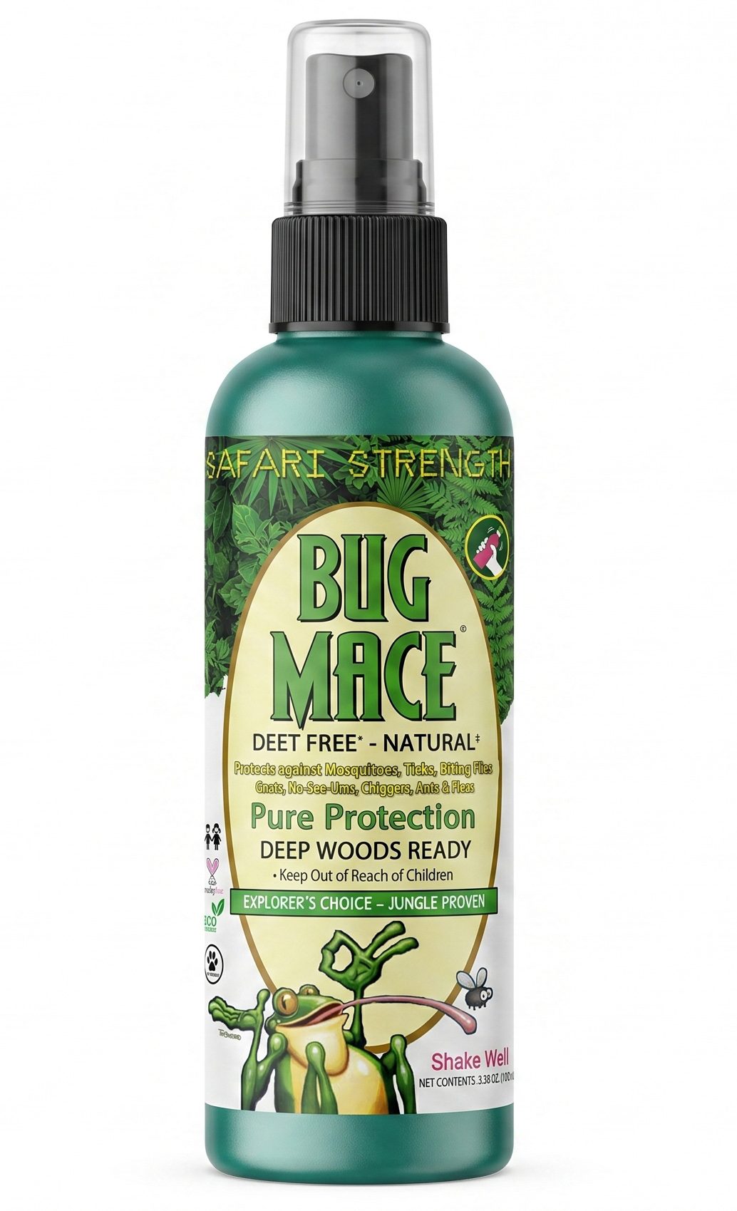 BugMace 100 mL mosquito and insect repellent bottle